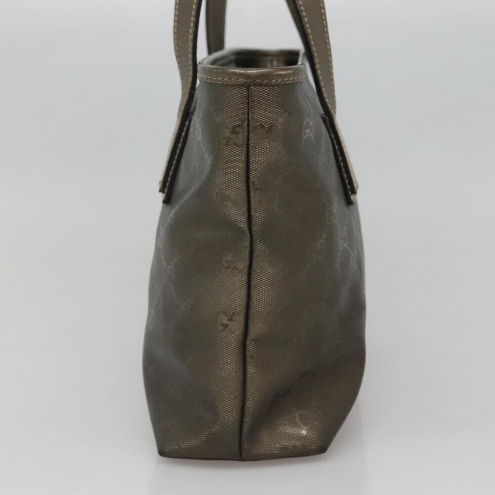 GUCCI GG implementation Tote Bag Khaki 211138 Auth KD120 - Picture 4 of 16